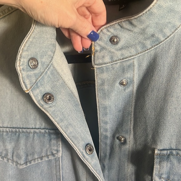 Blu Pepper Jean jacket light wash snap buttons gently used - Picture 3 of 8
